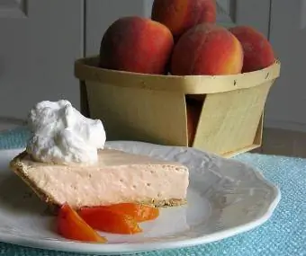 Pie ya Mtindi ya Peach Jell-O