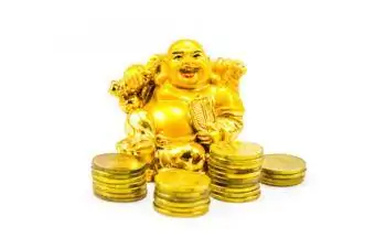 בודהה עם מטבעות