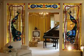 Elvis-woonkamer in Graceland Mansion