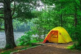 Lost Lake campingplads, Voyageurs National Park, Minnesota