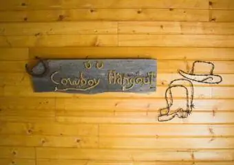 Semn pentru Hangout Cowboy