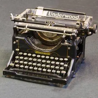 Underwood No 5 typewriter