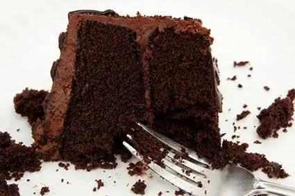 Ricetta vegana della torta al cioccolato per un dolce sostentamento