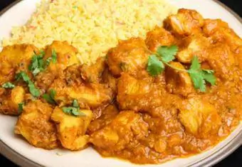 Pollo al curry indiano