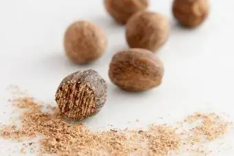 Grated nutmeg