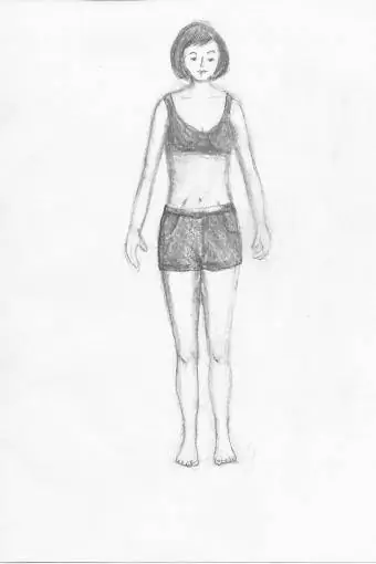 Desenul unei figuri feminine