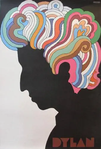 Milton Glaser'dan Bob Dylan Promosyon Posteri