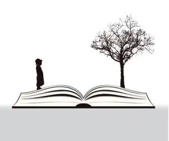 داستان کتاب با کودک و درخت