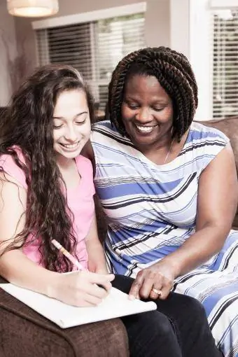 Studente in scambio con mamma ospitante