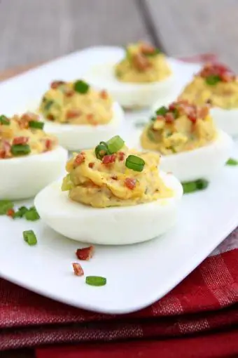 Bacon deviled egg