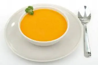 Sopa de pastanaga i gingebre