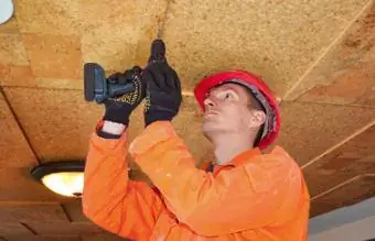 Pag-install ng cork ceiling tile