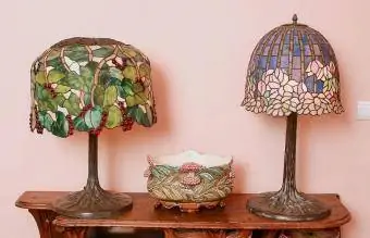 Twee Tiffany-lampen