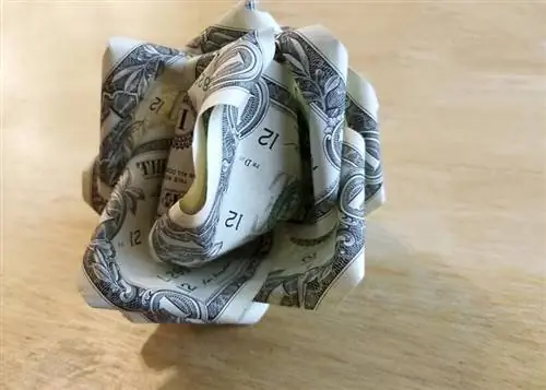 Dinheiro Origami Rosa