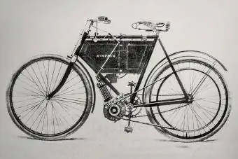 Minerva Motocyclette - Getty Usage éditorial