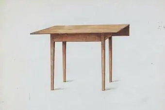 Blagovaonski stol s rasklopnim krilima Hepplewhite