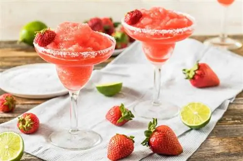 7 Parlak & Canlı Bakire Çilek Margarita Mocktails