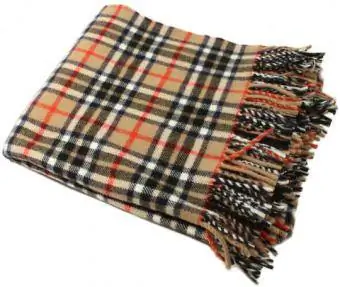 Kerry Woolen Mills Tartan Peitto 52" x 70" 100 % villaa Irish Made