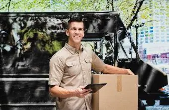 UPS driver holder boks