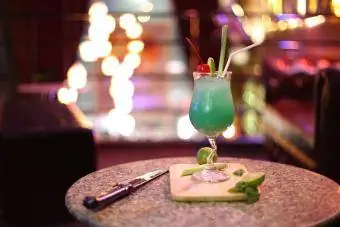 Cocktail ya Blue Bahama