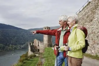 äldre par i Europa