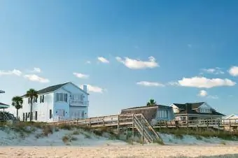 Amelia Island Beach i Florida, USA