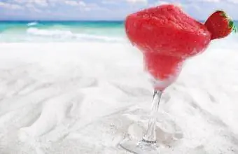 Virgin frozen strawberry margarita