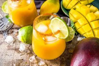 Mocktail margarita de mango lime