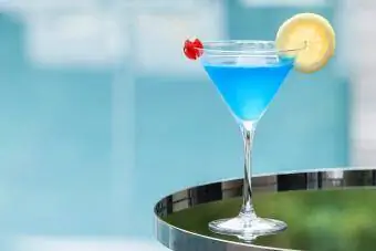 Martini aux vagues de l'océan