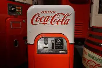 Vintage Coca-Cola Vending Machine, Atlanta, Georgia