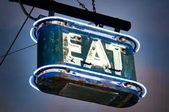 Neon EAT Sign