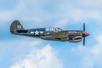 P40 Warhawk gaisa šovs