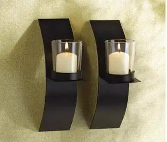 Modern Art Candle Holder Wall Sconce