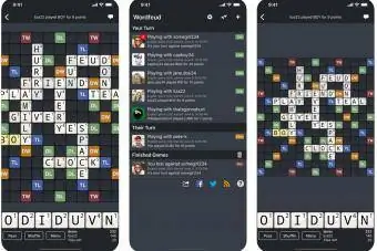 Screenshot del gioco Word Feud dall'Apple Play Store
