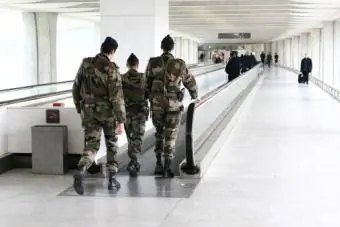 Militars a l'aeroport