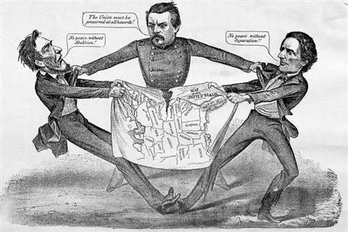 Caricatures politiques sur la guerre civile : derrière l'histoire