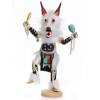 Wolf Kachina አሻንጉሊት