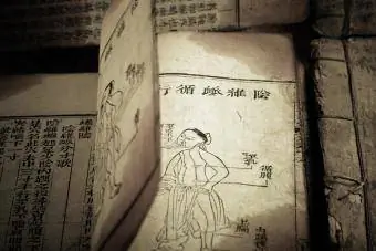 Ancien livre de médecine de la dynastie Qing