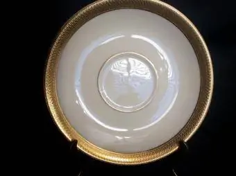 Lenox Lowell P-67 China Saucer cca. 1920