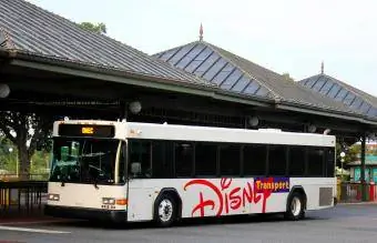 Stația de autobuz pentru sistemul de transport W alt Disney World