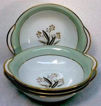 Noritake Carlisle Muster Dessertschalen-Set