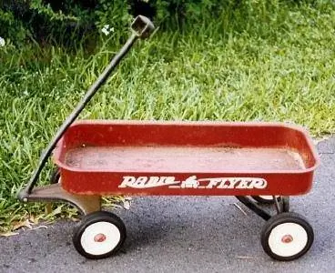 Antique Radio Flyer Wagon