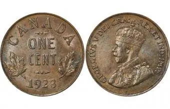 1923 Mały 1-centowy