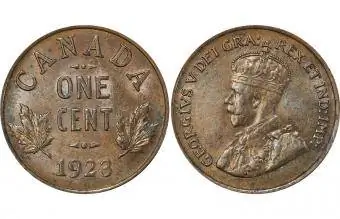 1923 Kecil 1 Sen