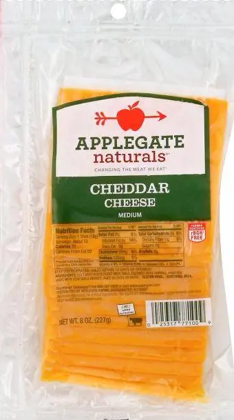 Brânză cheddar medie Applegate