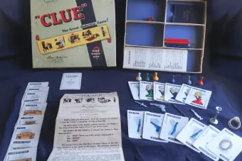 1950 Clue επιτραπέζιο παιχνίδι