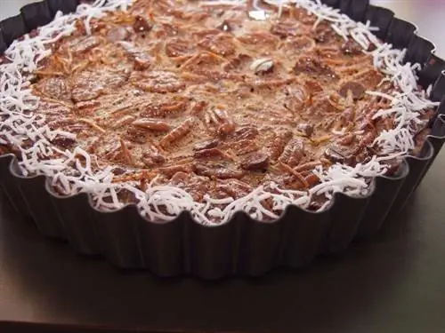 Vegán csokoládé pekándió pite: Meglepően édes csemege