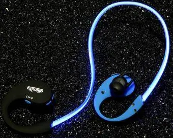 auriculares brillantes