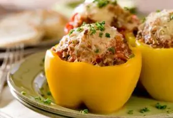 TVP Stuffed Peppers