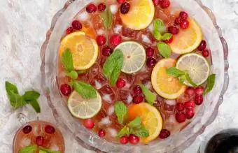 Tropische Sangria-punch